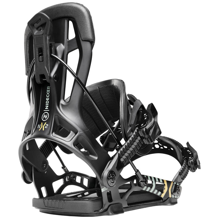 Nidecker Flow NX2 Hybrid Snowboard Bindings 2027 Black