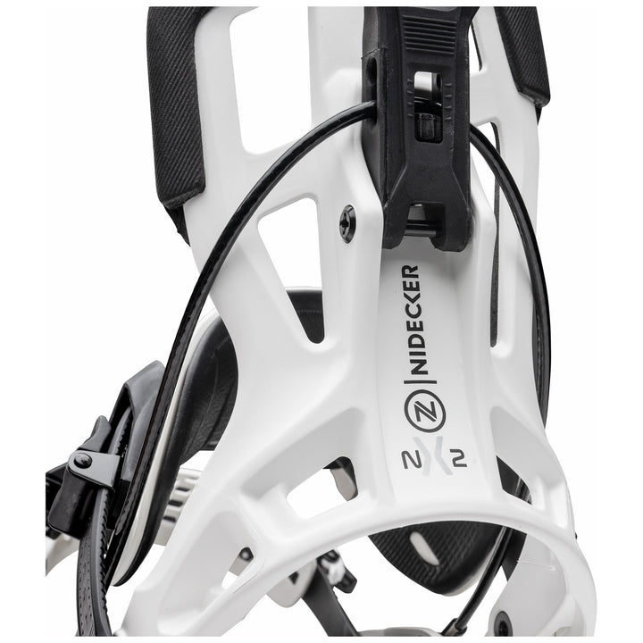 Nidecker Flow NX2 Hybrid Snowboard Bindings 2027 White