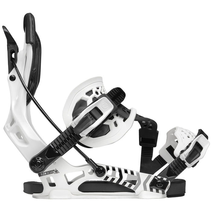 Nidecker Flow NX2 Hybrid Snowboard Bindings 2027 White
