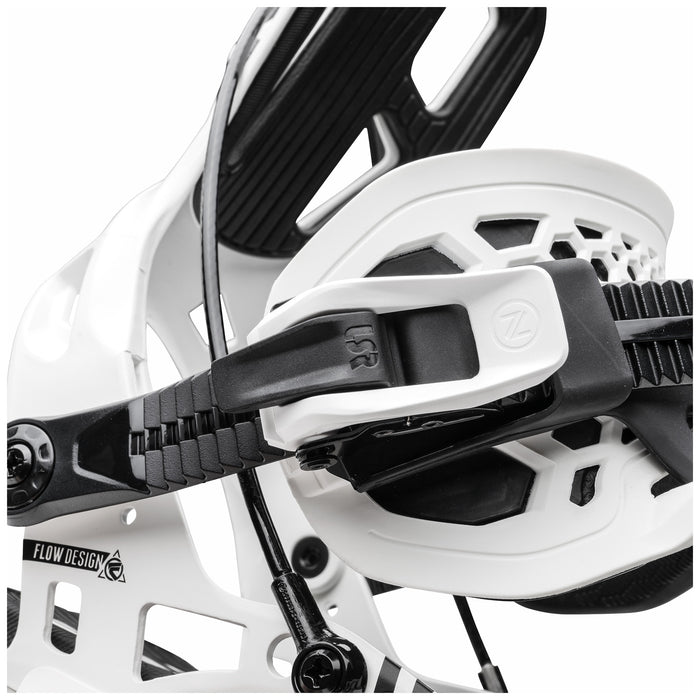 Nidecker Flow NX2 Hybrid Snowboard Bindings 2027 White