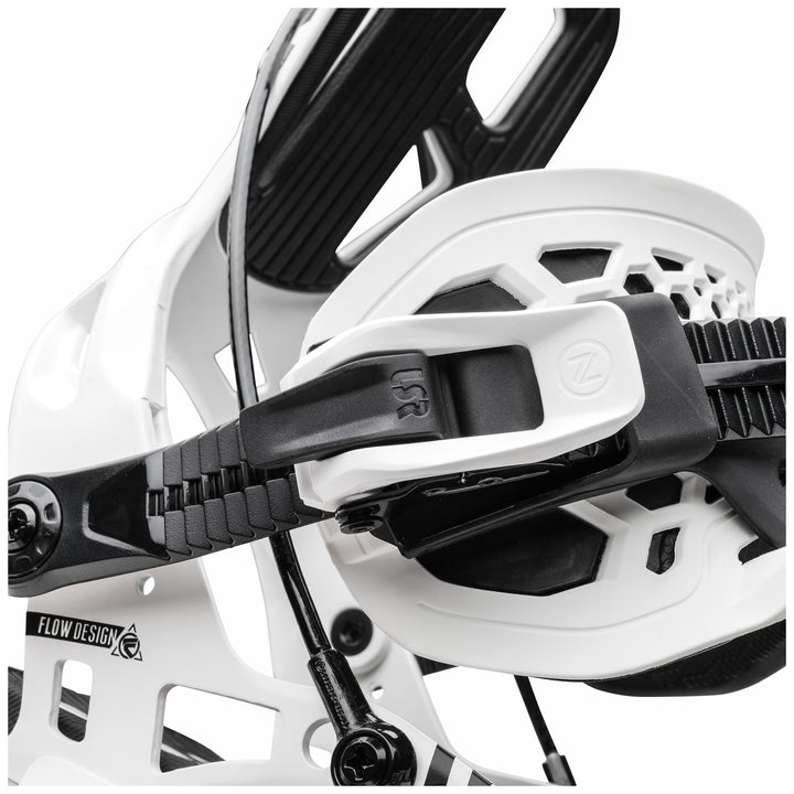 Nidecker Flow NX2 Hybrid Snowboard Bindings 2027 White