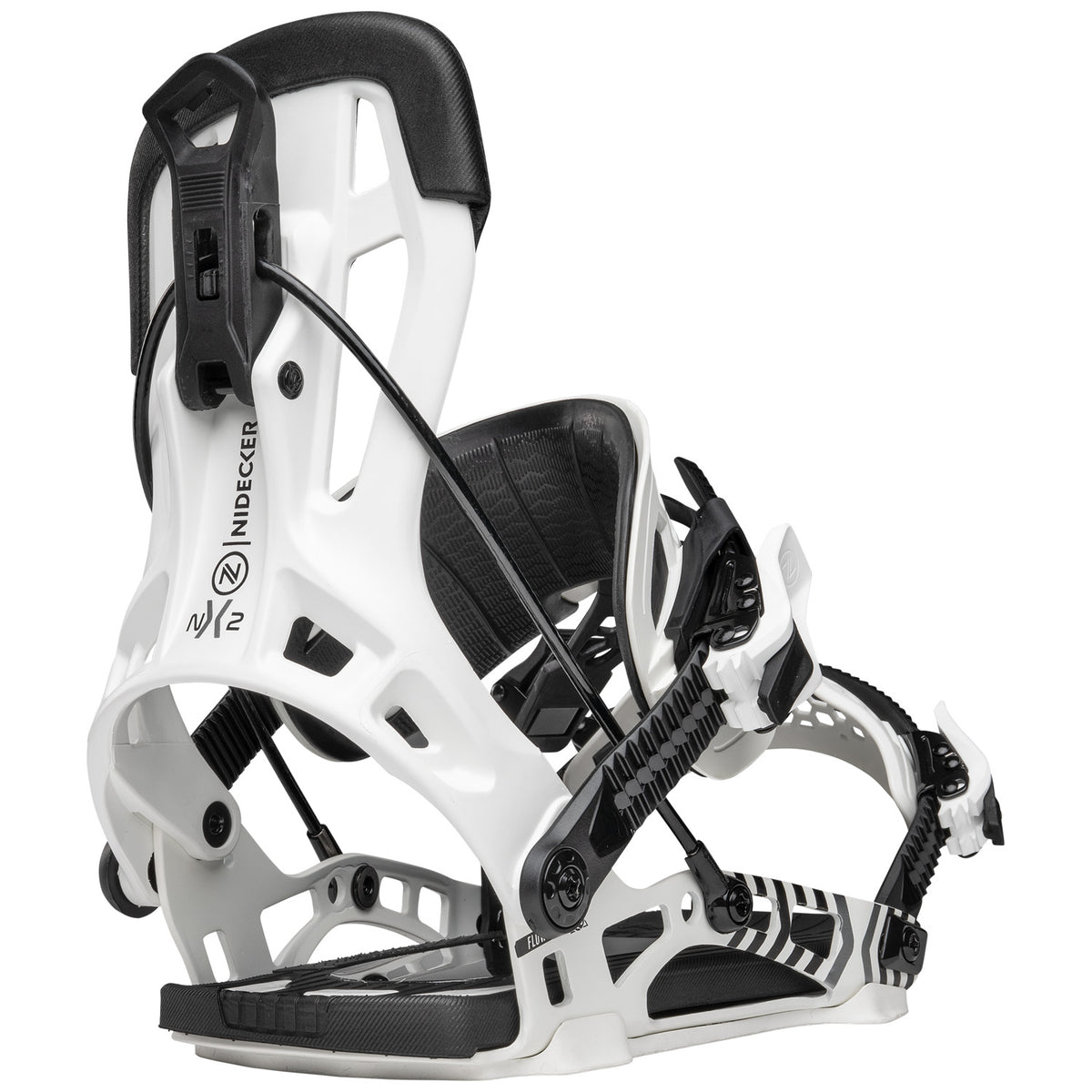 Nidecker Flow NX2 Hybrid Snowboard Bindings 2027 White