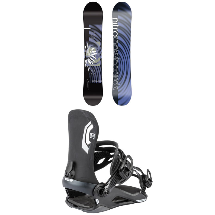 Nitro Arial Snowboard + Charger Mini Snowboard Bindings - Girls' 2027