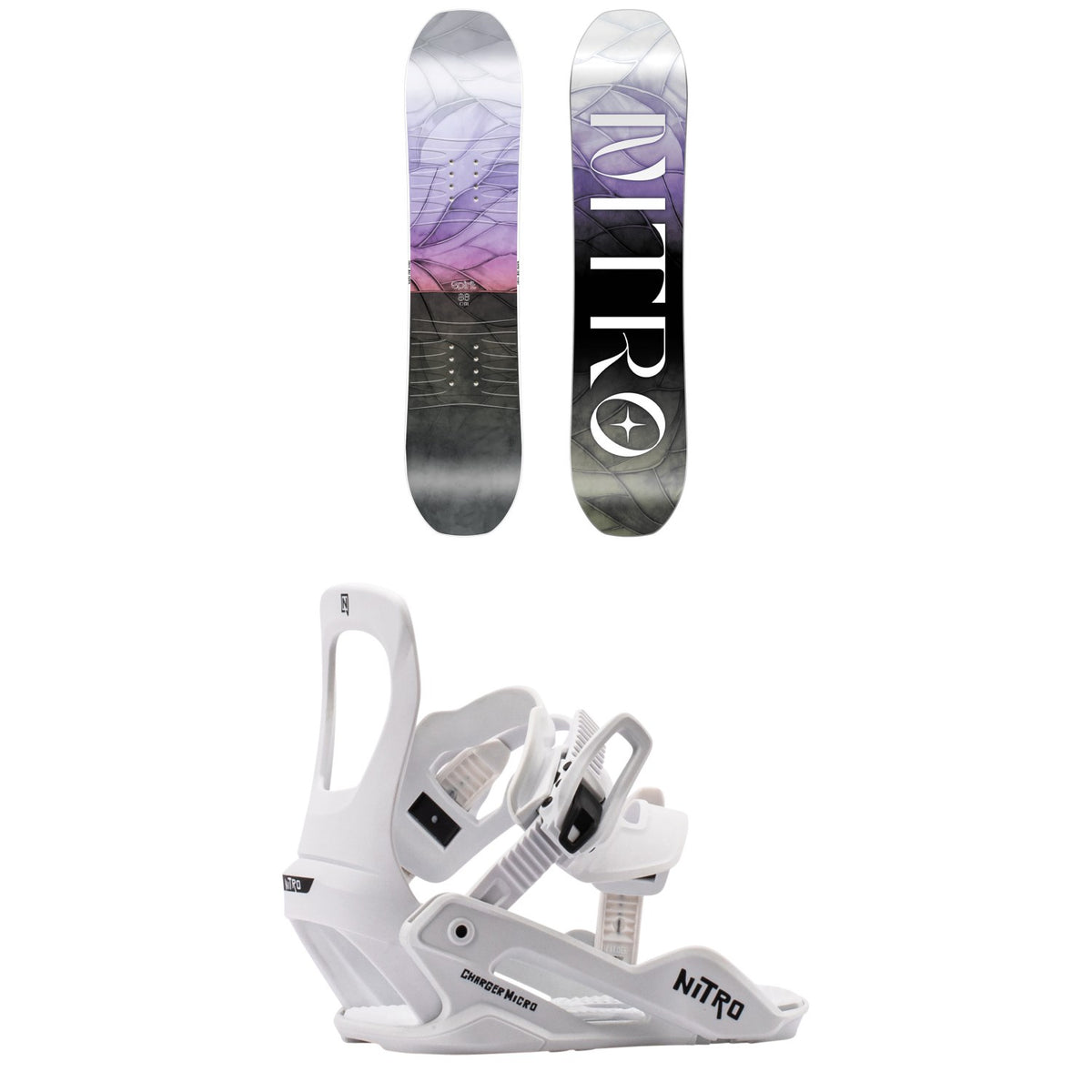 Nitro Spirit Snowboard + Charger Micro Snowboard Bindings - Kids' 2027