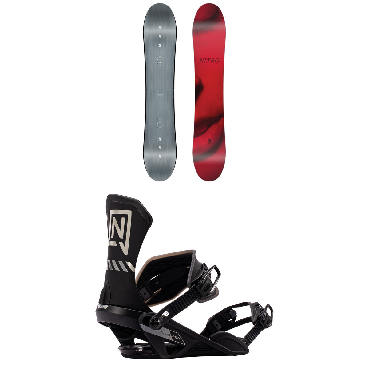 Nitro Santoku Snowboard + Team Pro Snowboard Bindings 2027