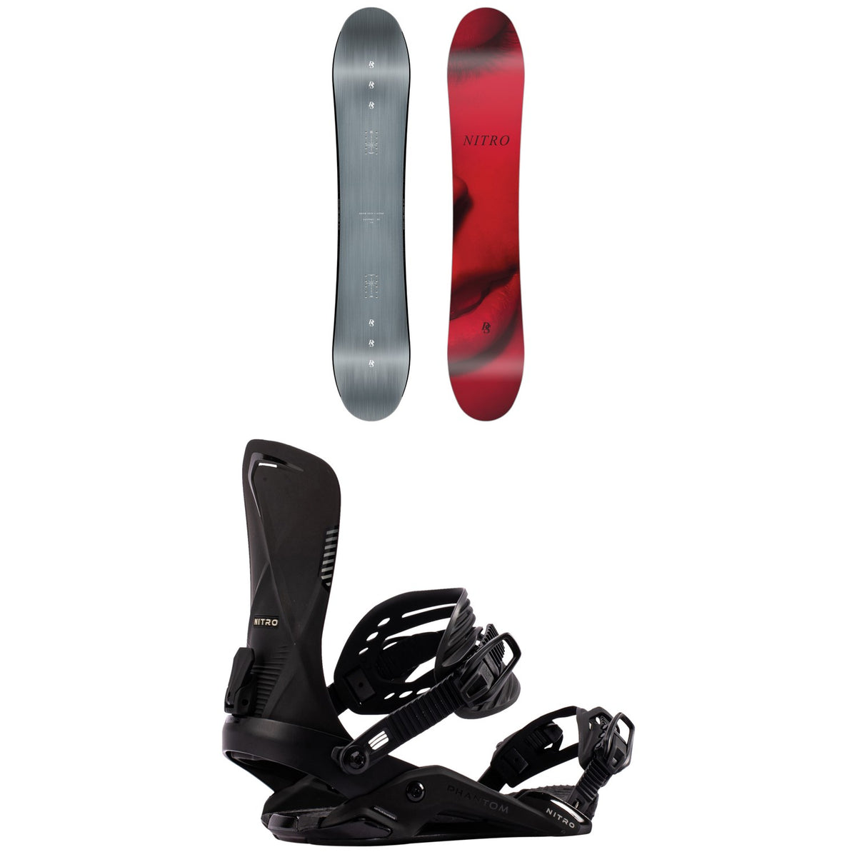 Nitro Santoku Snowboard + Phantom Snowboard Bindings 2027