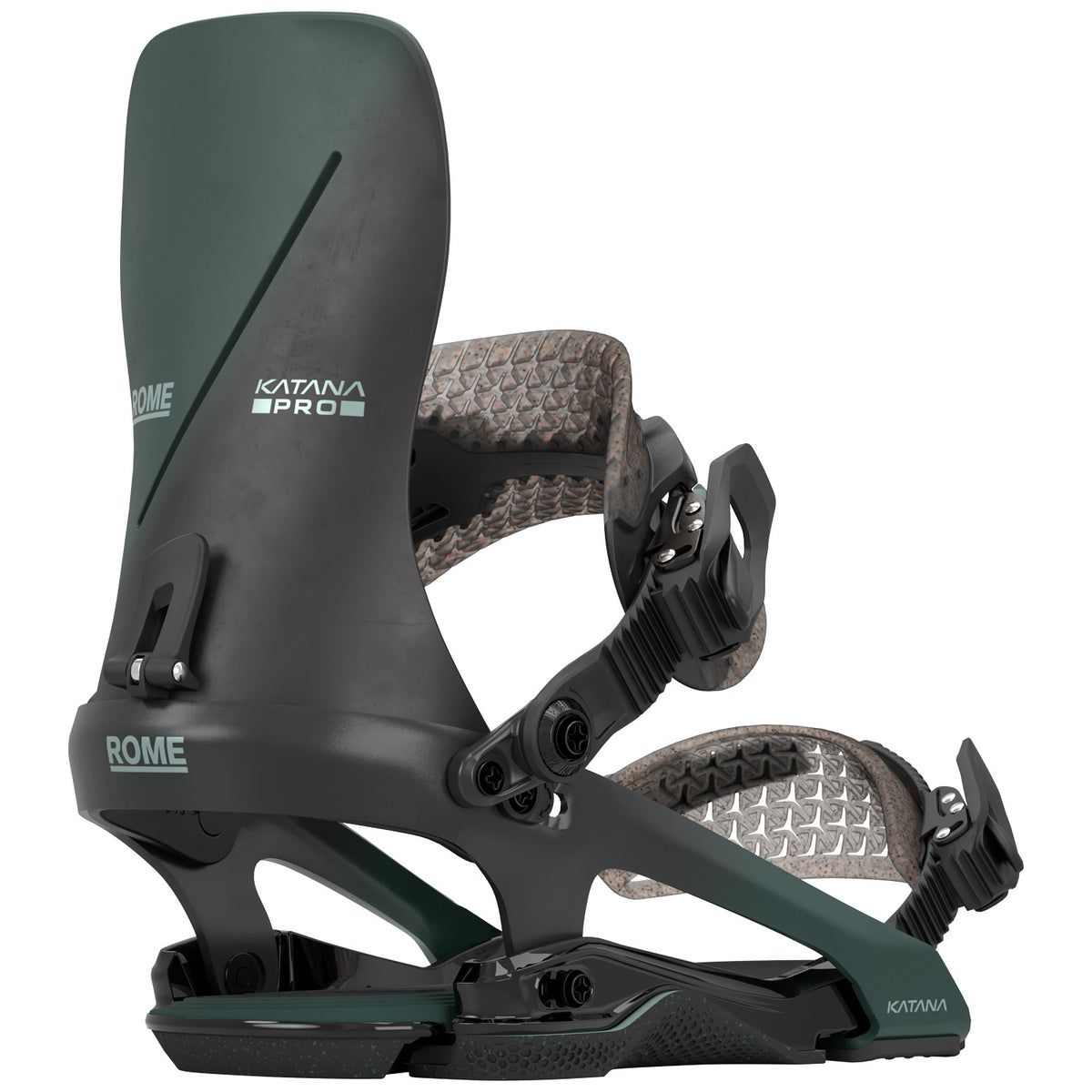Rome Katana FW Pro Snowboard Bindings 2027 Black/Slate