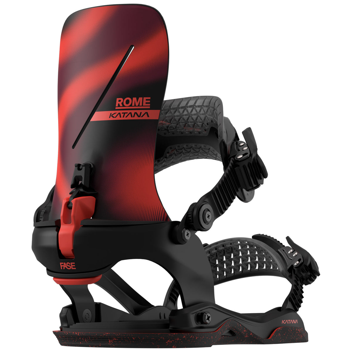 Rome Katana AW FASE Snowboard Bindings - Women's 2027 Deep Red