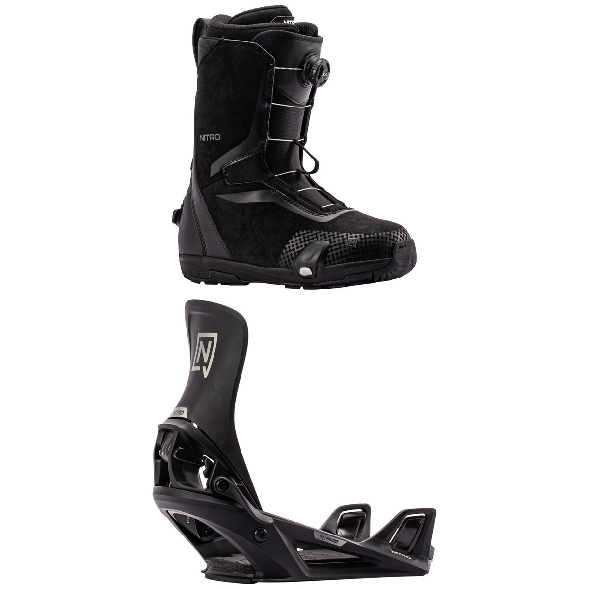 Nitro Sentinel Boa Step On Snowboard Boots + Step On Snowboard Bindings 2027