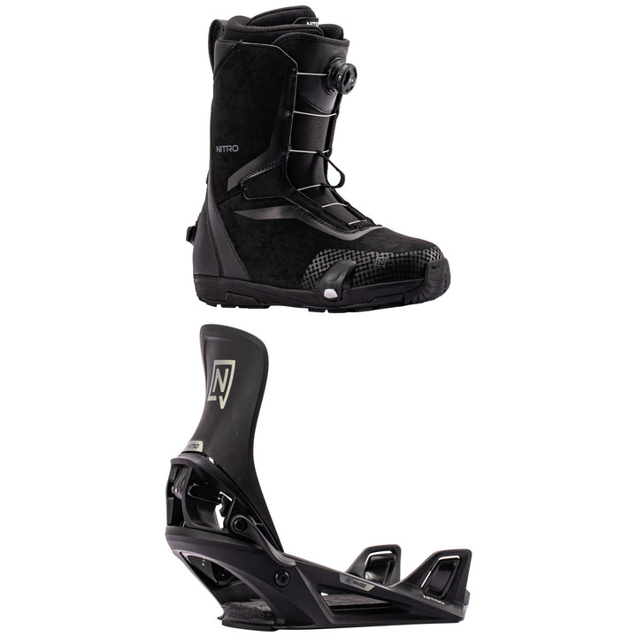 Nitro Sentinel Boa Step On Snowboard Boots + Step On Snowboard Bindings 2027