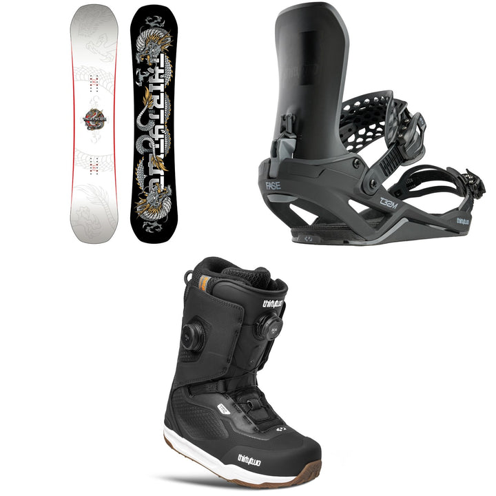 thirtytwo T32M Carbon Snowboard + T32M FASE Snowboard Bindings + TM-2 Double Boa Snowboard Boots 2027