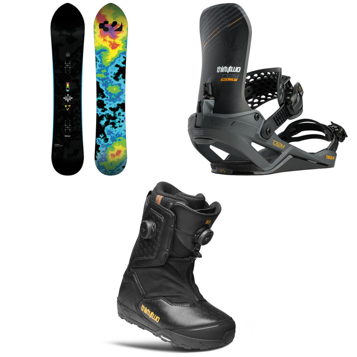 thirtytwo Atmosphere Snowboard + T32M XLT FASE Snowboard Bindings + Focus Boa Sweetin Snowboard Boots 2027