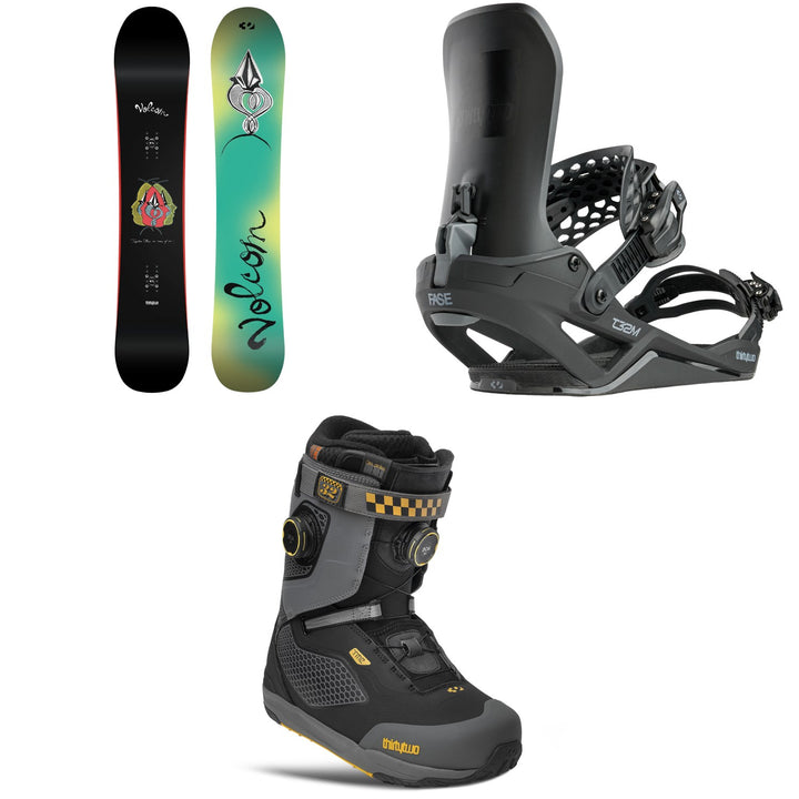 thirtytwo x Volcom Cosm Snowboard + T32M FASE Snowboard Bindings + TM-2 XLT Double Boa Snowboard Boots 2027