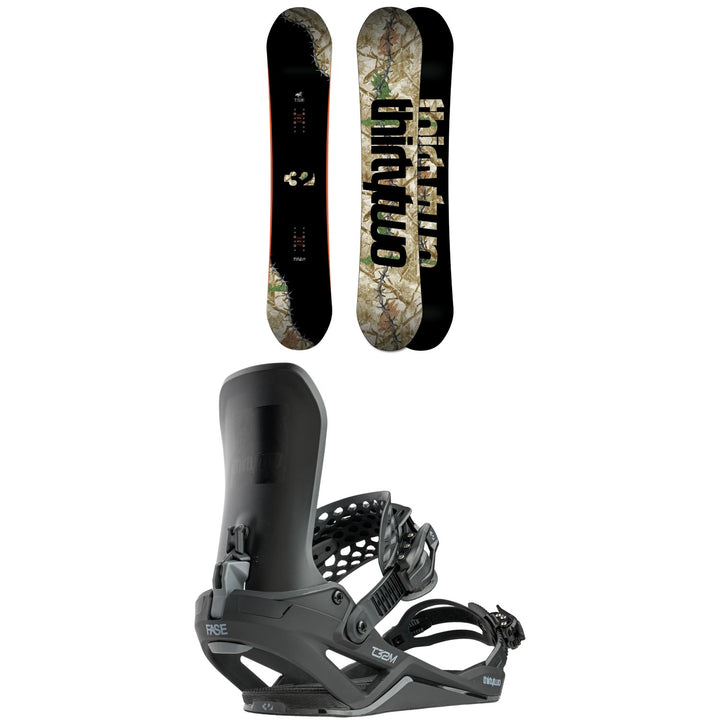 thirtytwo T32M Snowboard + T32M FASE Snowboard Bindings + thirtytwo Lashed Double Boa Snowboard Boots 2027