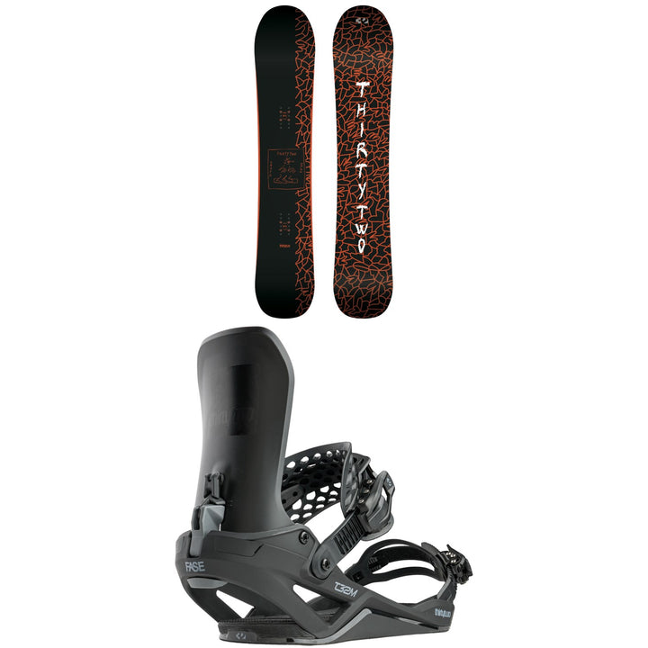 thirtytwo SNAFU Snowboard +  T32M FASE Snowboard Bindings 2027