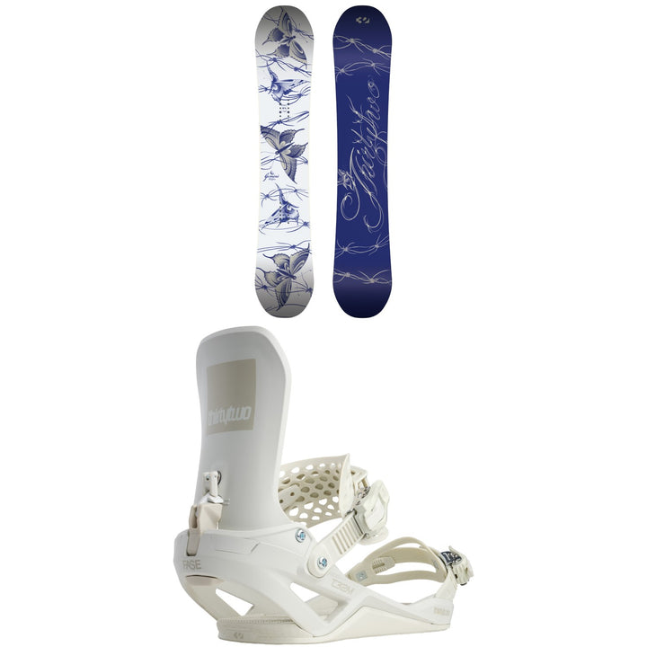 thirtytwo Gemini Snowboard + T32M FASE Snowboard Bindings - Women's 2027