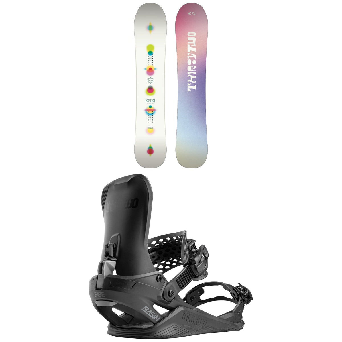 thirtytwo Reiki Snowboard + Basin FASE Snowboard Bindings - Women's 2027