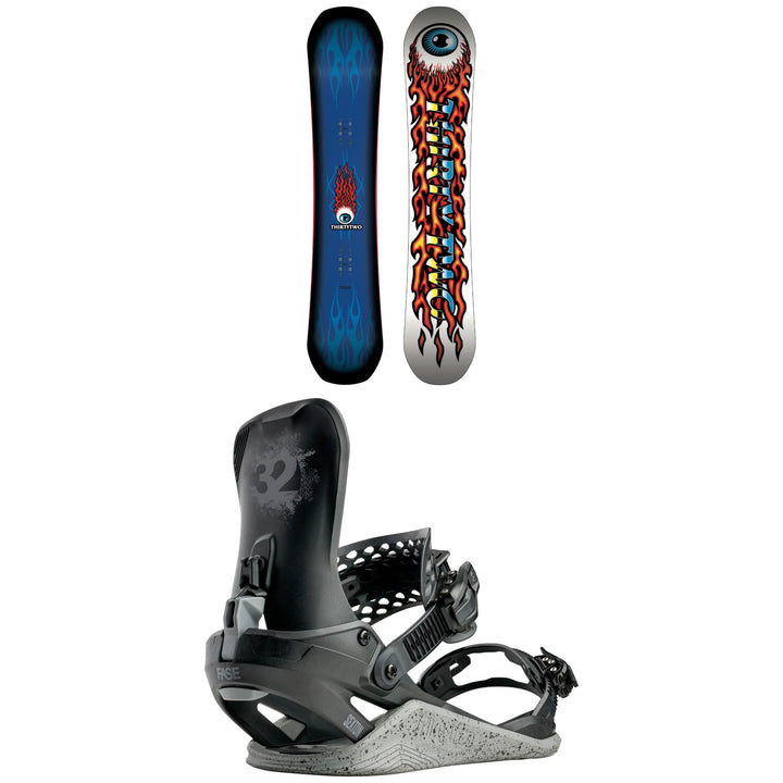 thirtytwo Cold World Snowboard + Basin FASE Snowboard Bindings 2027