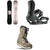 thirtytwo Crucible Snowboard + T32M FASE Snowboard Bindings + Lashed Double Boa Snowboard Boots - Women's 2027
