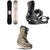 thirtytwo Crucible Snowboard + Basin FASE Snowboard Bindings + Lashed Double Boa Snowboard Boots - Women's 2027
