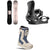 thirtytwo Crucible Snowboard + Basin FASE Snowboard Bindings + STW Double Boa x Luxton Snowboard Boots - Women's 2027