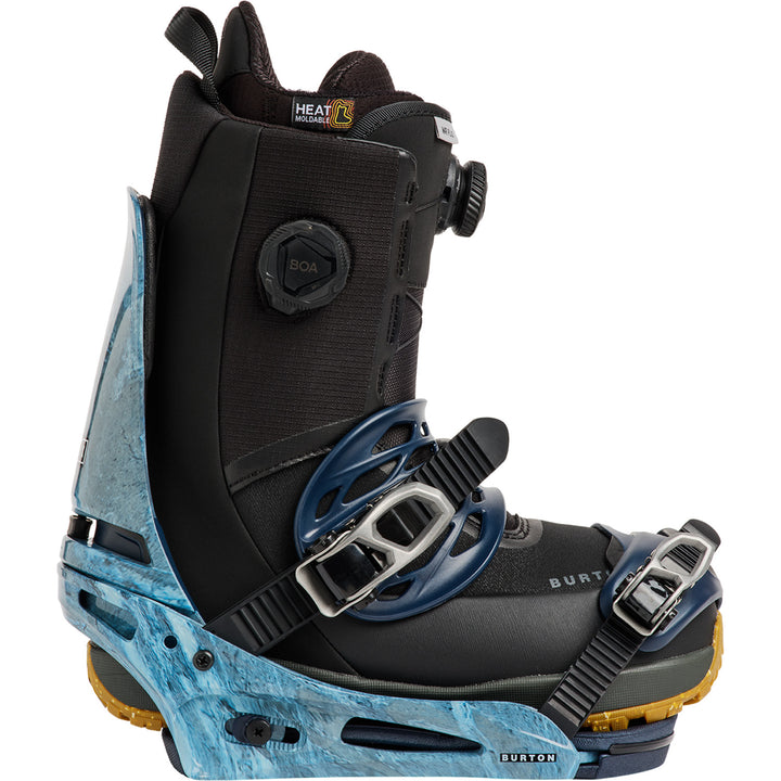 burton cartel x re flex snowboard binding Men's Re:Flex Bindings, Marbled Stone / M CRG ATV Motocross Motorcycle usyk In tighter terrain Colour:Full White