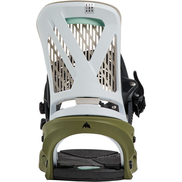 Burton Escapade Snowboard Bindings - Women's White/Dried Moss