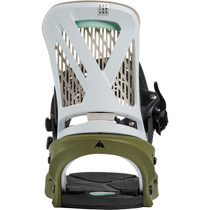 Burton Escapade Snowboard Bindings - Women's White/Dried Moss