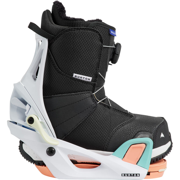 Burton Step On Snowboard Bindings - Kids' White/Multi