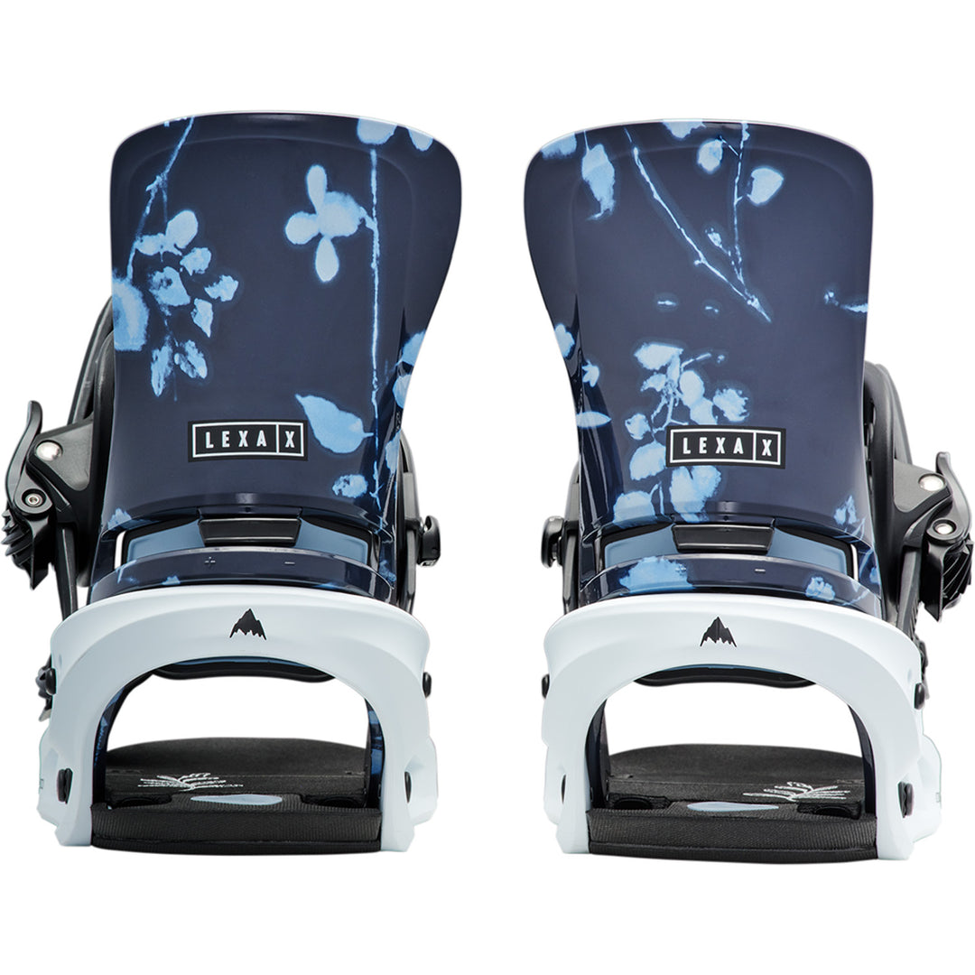 Burton Women's Lexa X Re:Flex Snowboard Bindings 2027 Cyanotype Floral/White / M