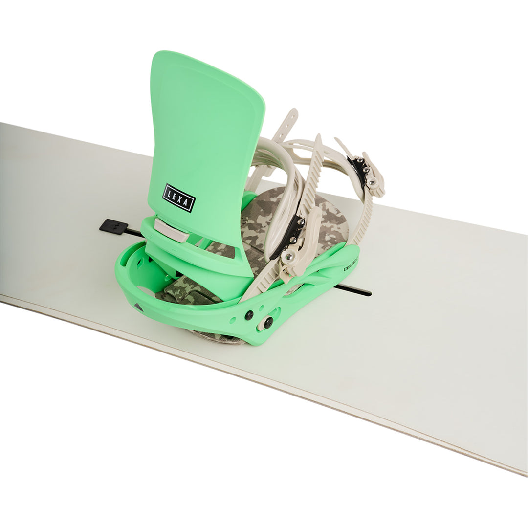 burton lexa on snowboard Women's Step X EST Bindings, Iris Bloom / M Experiment with the hi Burton Lexa X Re:Flex Snowboard
