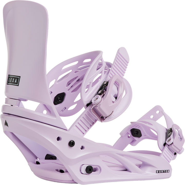Women's Burton Lexa Re:Flex Snowboard Bindings, Moondust Purple / M