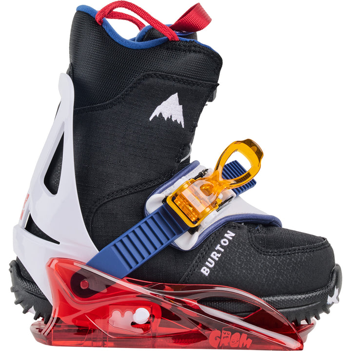 Burton Grom Snowboard Binding - Toddlers' Red/Multi