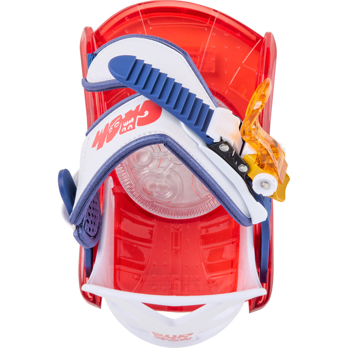 Burton Grom Snowboard Binding - Toddlers' Red/Multi