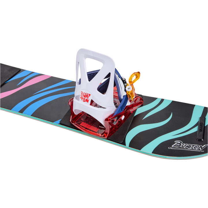 Burton Grom Snowboard Binding - Toddlers' Red/Multi
