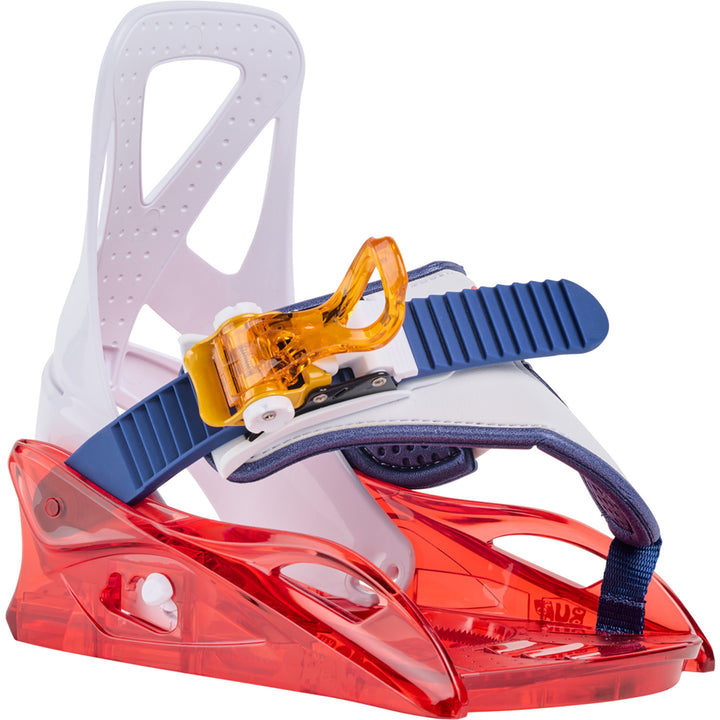 Burton Grom Snowboard Binding - Toddlers' Red/Multi