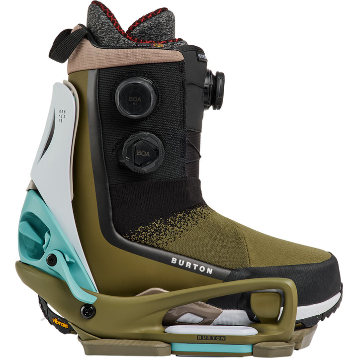 Burton Step On Genesis EST Snowboard Bindings 2027 White/Dried Moss