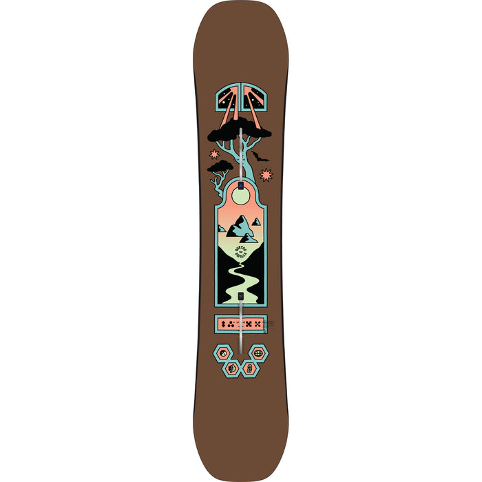 Burton Smalls Snowboard - Kids' 2027 Brown/Blue