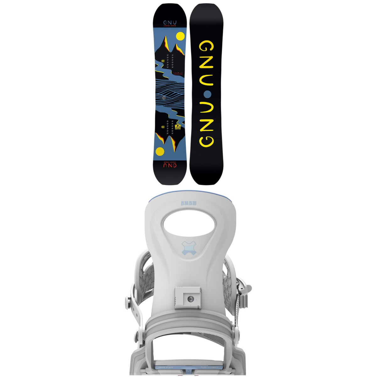 GNU Ladies Choice Snowboard + Bent Metal Metta Snowboard Bindings - Women's 2027
