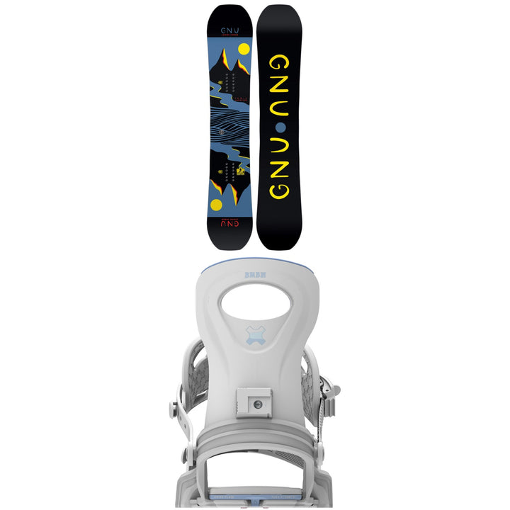 GNU Ladies Choice Snowboard + Bent Metal Metta Snowboard Bindings - Women's 2027