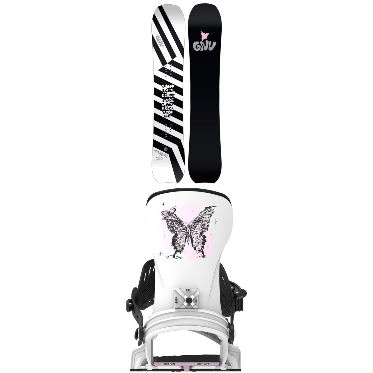 GNU Barrett Snowboard + Bent Metal Stylist Snowboard Bindings - Women's 2027
