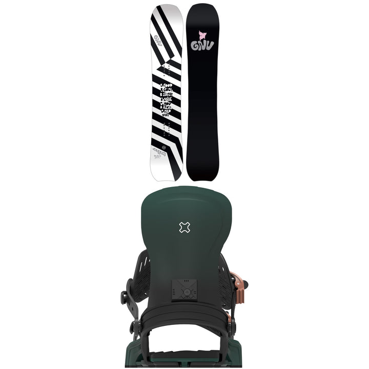 GNU Barrett Snowboard + Bent Metal Astra Snowboard Bindings - Women's 2027