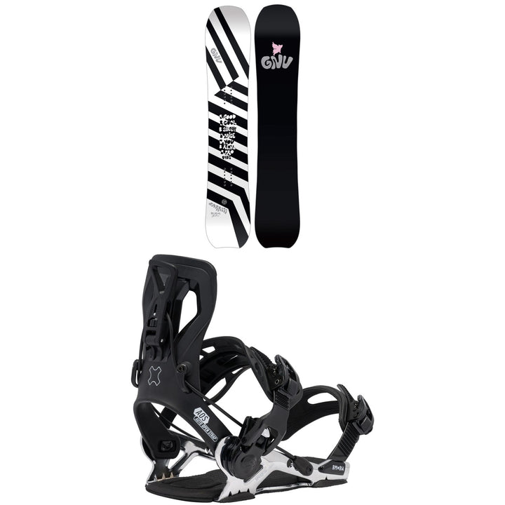 GNU Barrett Snowboard + Bent Metal Speed-In Light Snowboard Bindings - Women's 2027