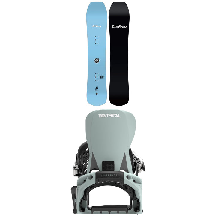 GNU Gremlin Snowboard + Bent Metal Lightning Supermatic Snowboard Bindings 2027