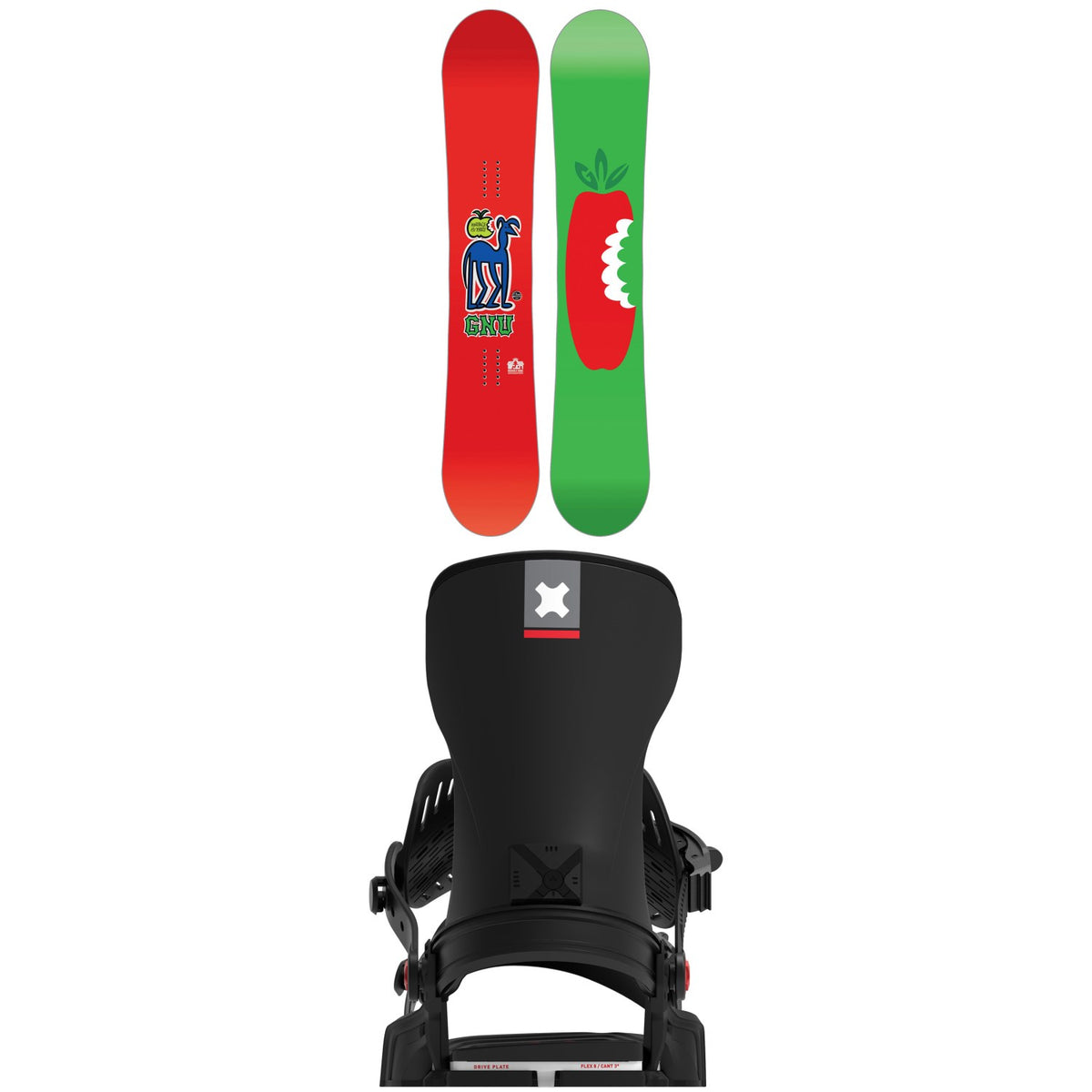 GNU Head Space Snowboard + Bent Metal Transfer Snowboard Bindings 2027