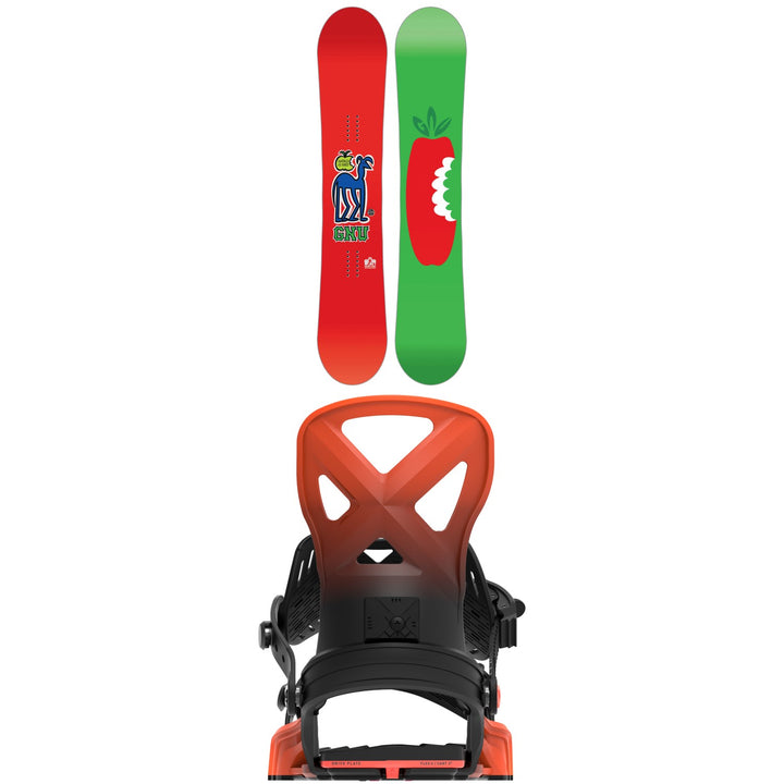 GNU Head Space Snowboard + Bent Metal Anvil Snowboard Bindings 2027