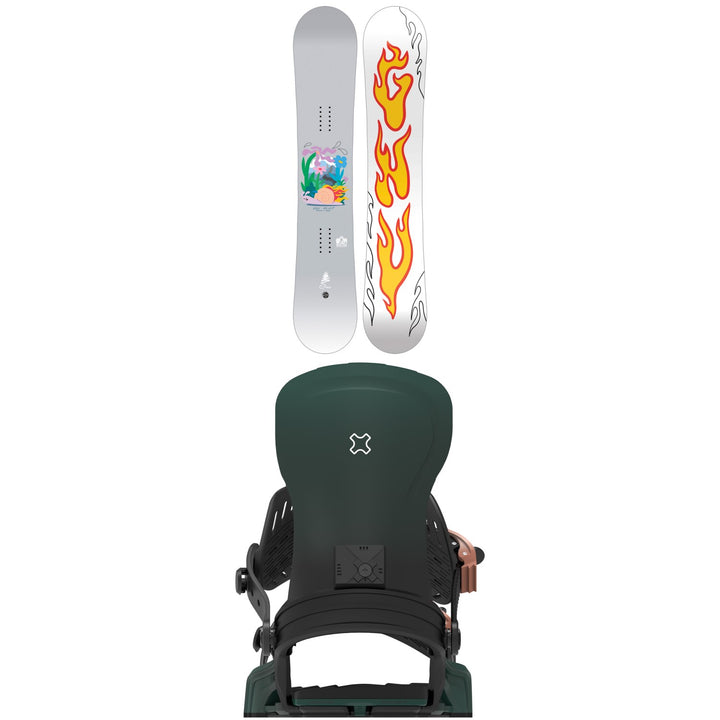 GNU Velvet Snowboard + Bent Metal Astra Snowboard Bindings - Women's 2027