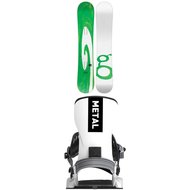 GNU Wagyu Snowboard + Bent Metal T-Zero Snowboard Bindings 2027
