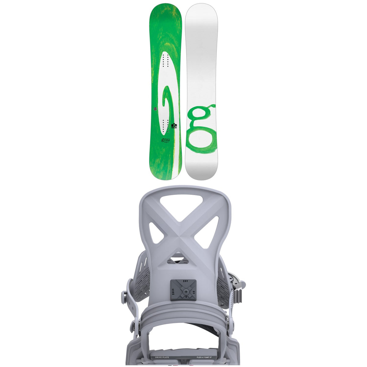 GNU Wagyu Snowboard + Bent Metal Anvil Snowboard Bindings 2027