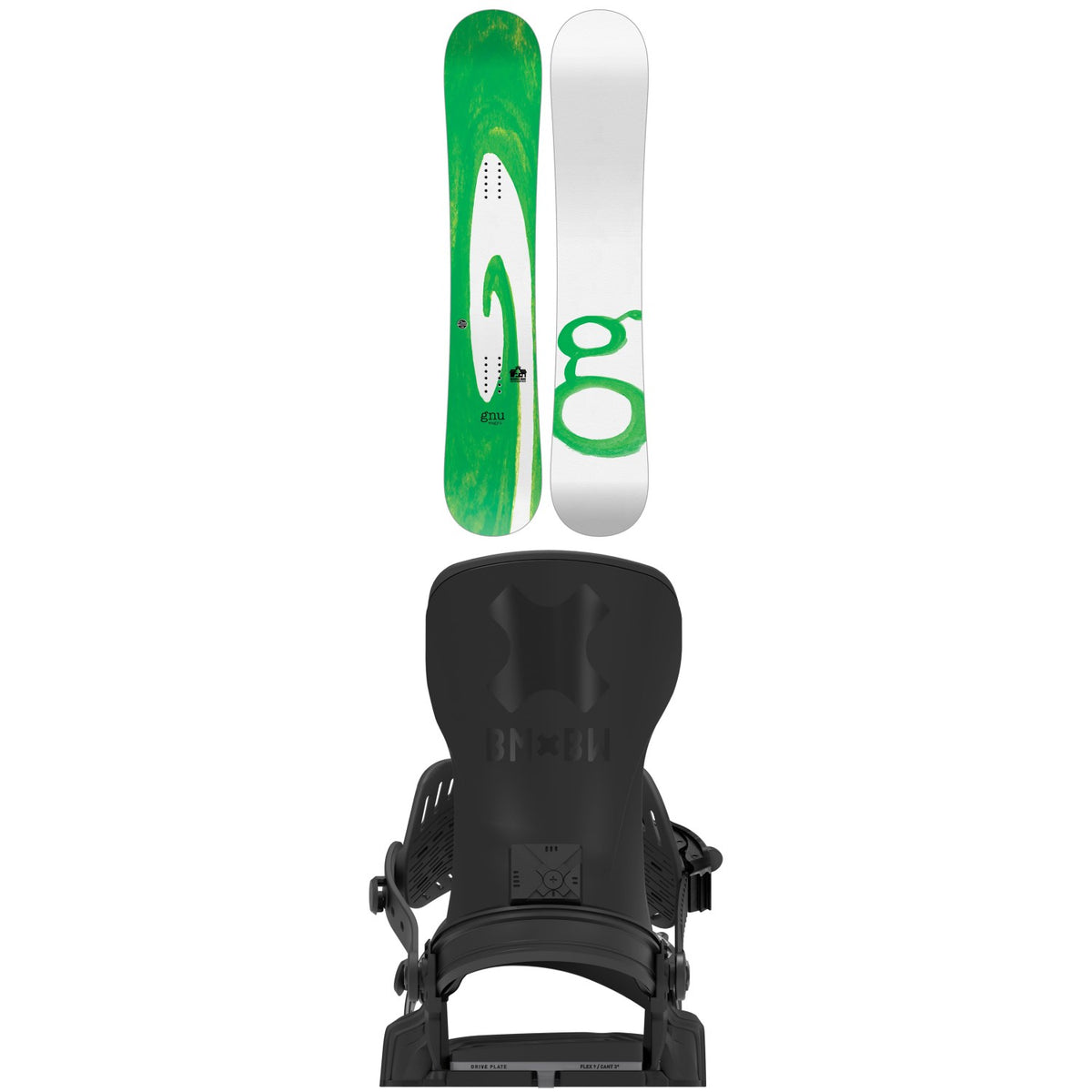GNU Wagyu Snowboard + Bent Metal Transfer Pro Snowboard Bindings 2027